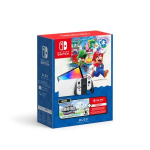 Consola Nintendo Switch Oled 64GB + Super Mario Bros. Wonder + 3 meses NSO