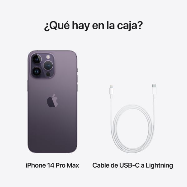 スマートフォン本体 iPhone 14 Pro Max 128GB Apple iPhone 14 Pro Max 128GB - Negro espacial | pc Factory