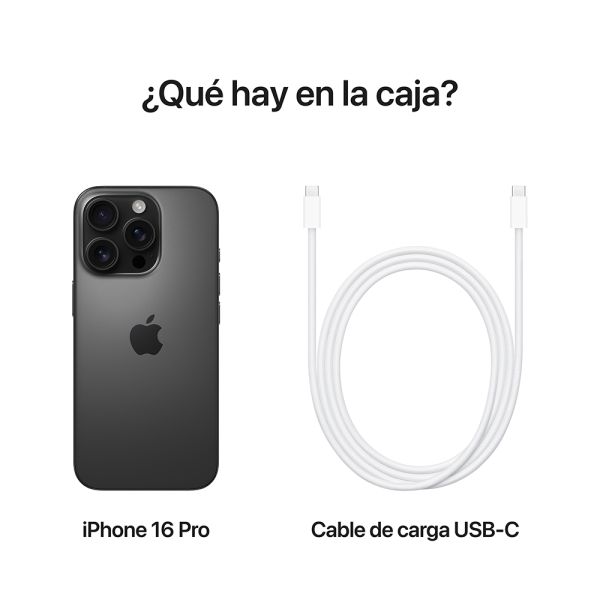 スマートフォン本体 Apple iPhone 16 pro 128GB Apple iPhone 16 Pro Negro - 128GB