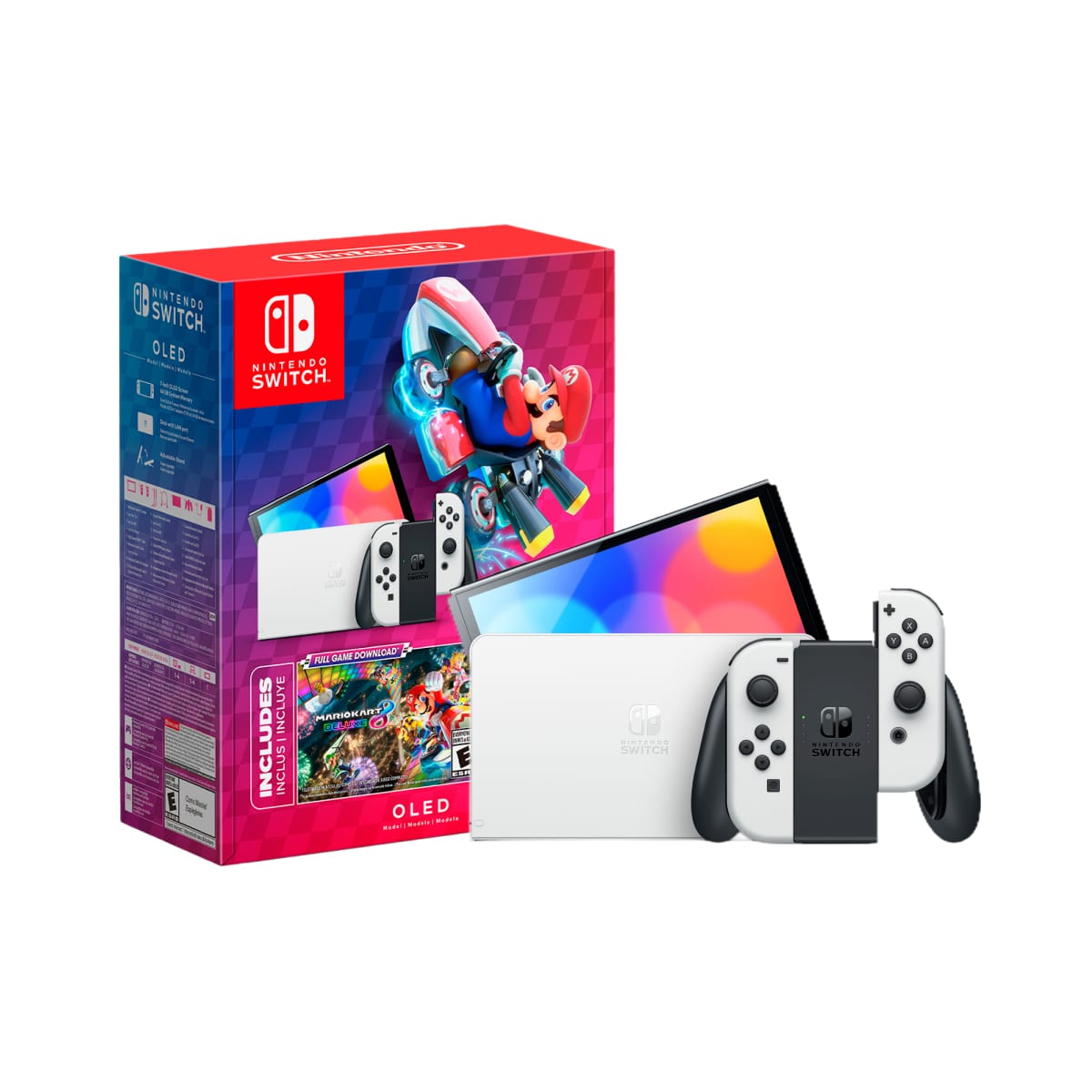 おもちゃ NINTENDO Switch Consola Nintendo Switch Oled 64GB + Mario Kart 8 Deluxe
