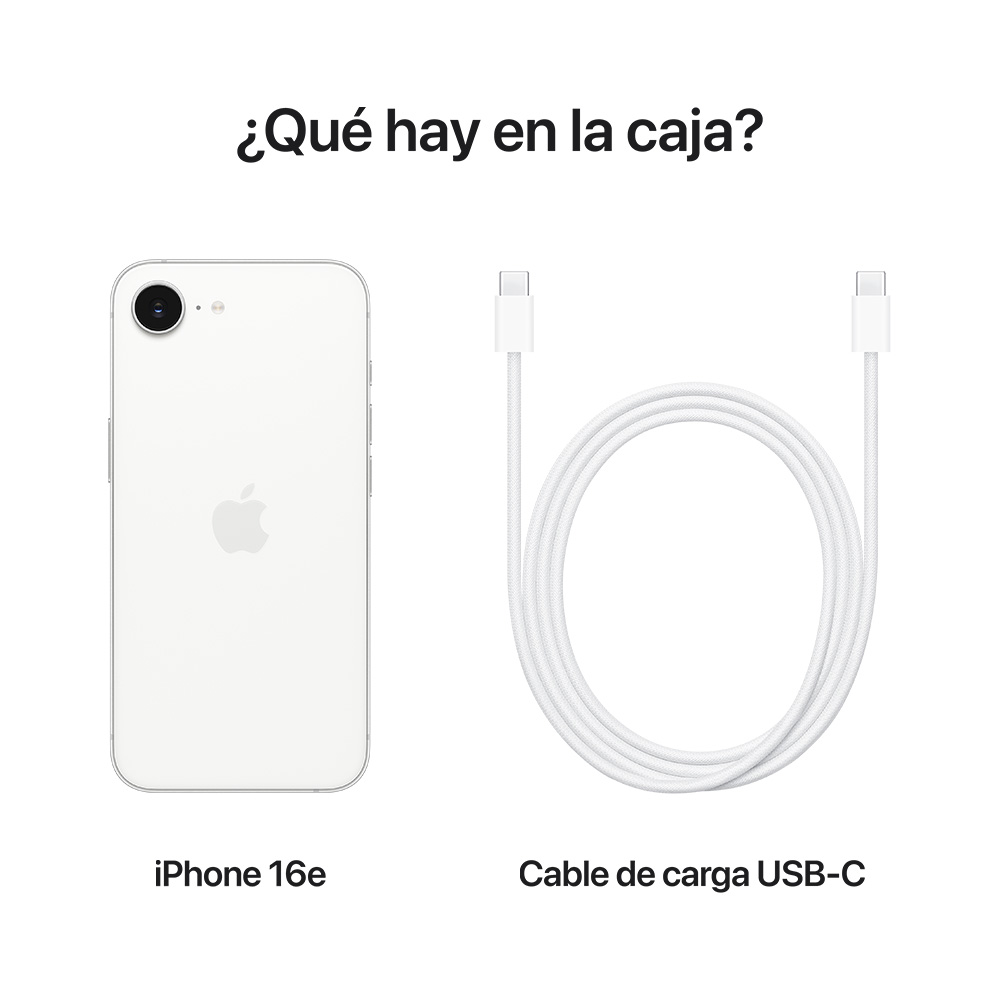 Apple iPhone 16e Blanco - 256GB