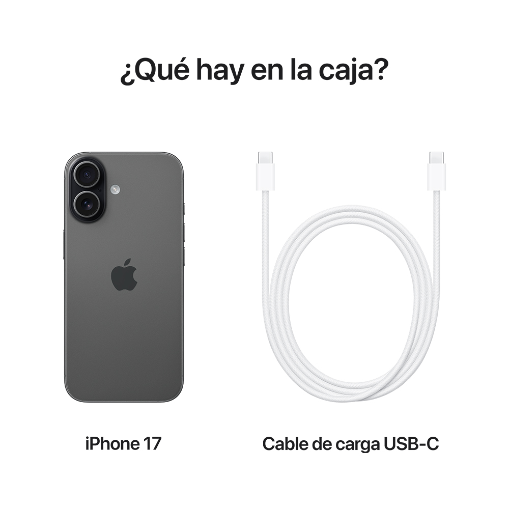 Apple iPhone 17 256GB Negro | Equipos para empresas