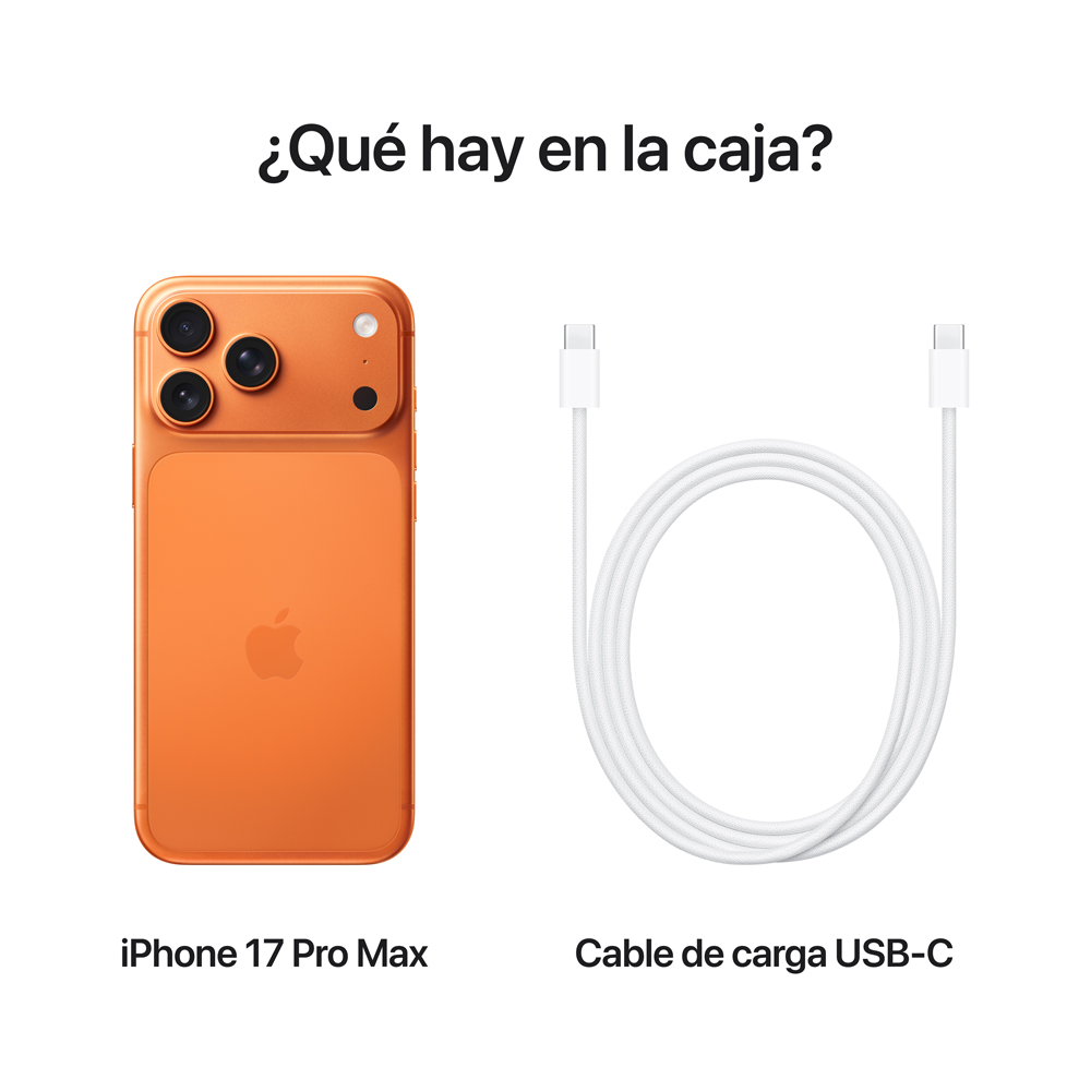 Apple iPhone 17 Pro Max 512GB Naranja | Equipos para empresas