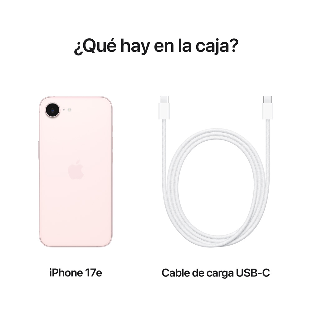 Apple iPhone 17e 256GB Rosado | Equipos Entel conviene