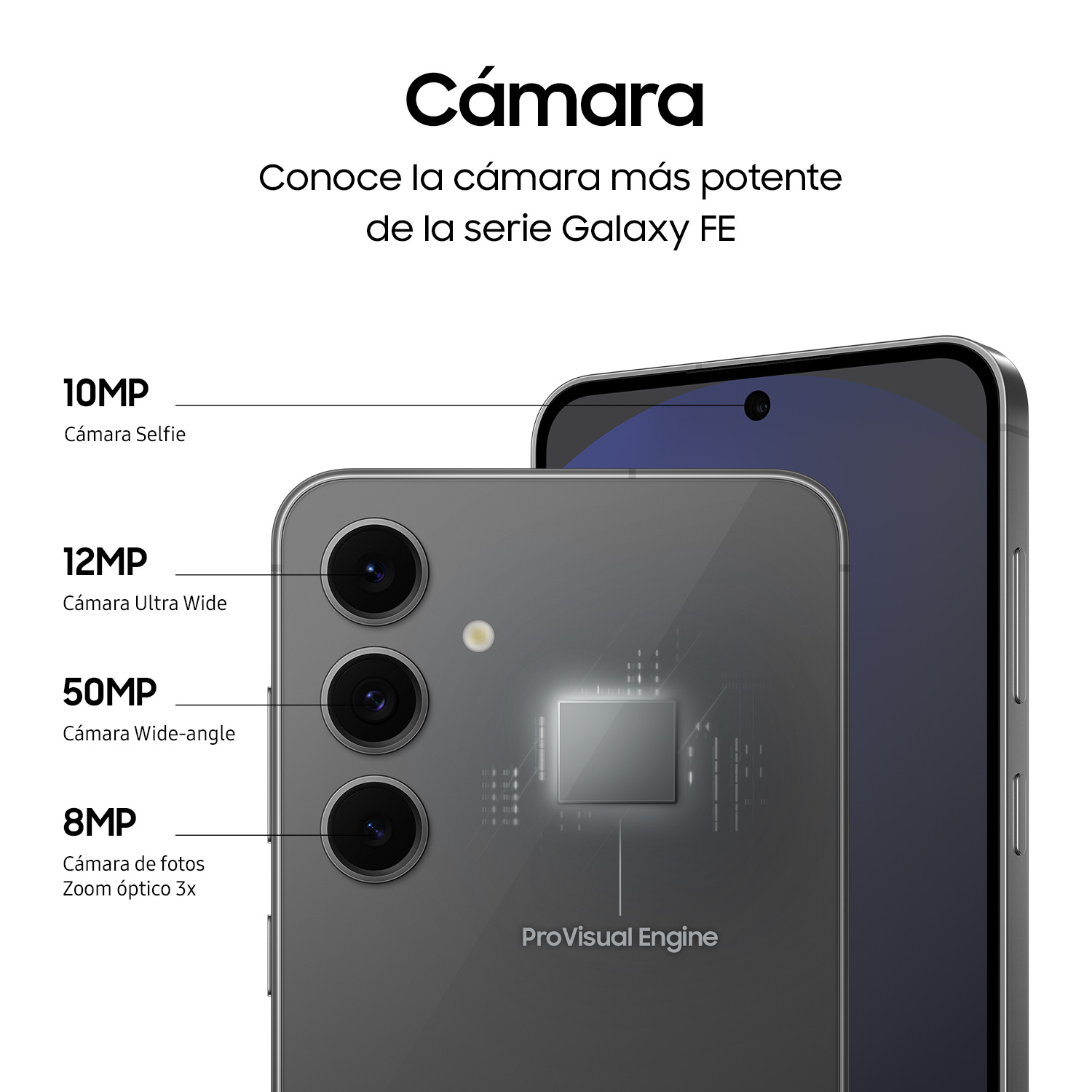 Samsung Galaxy S24 FE 128GB Black | Equipos Entel conviene