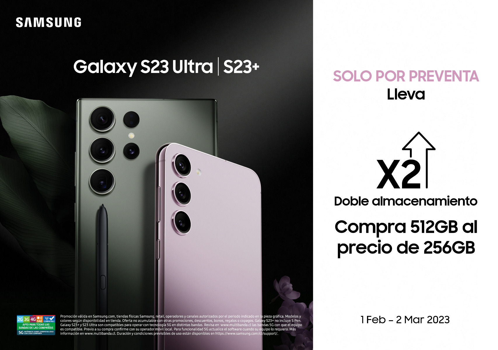 Galaxy S23 Ultra 512GB ブラック Samsung Galaxy S23 Ultra 512GB negro en Oferta con Despacho Gratis