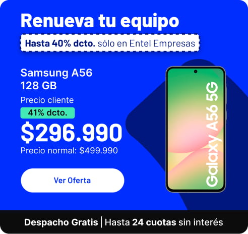 Renueva tu equipo en Entel Empresas