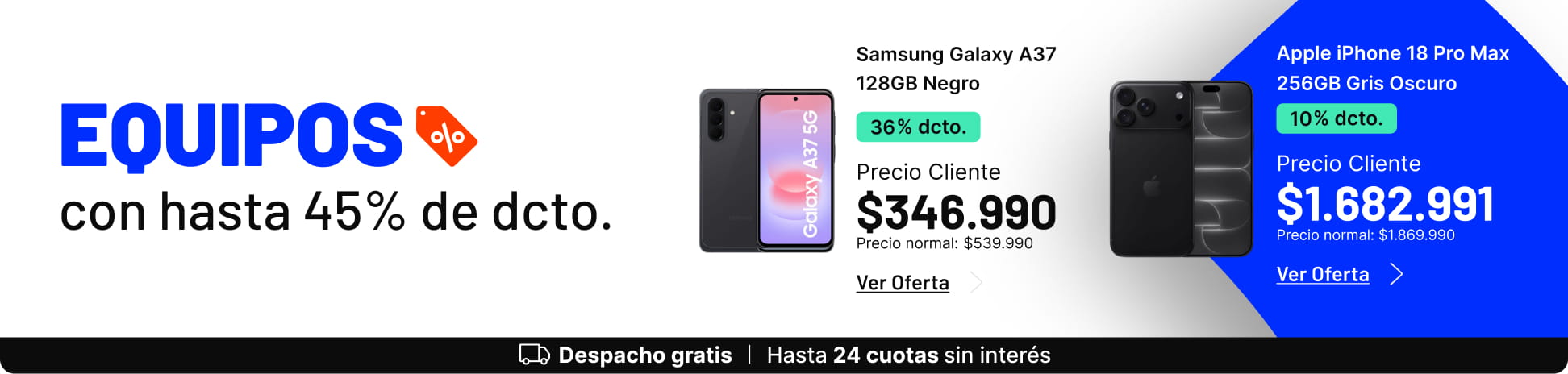 Cyber Empresas. Equipos con hasta 50% de dcto.