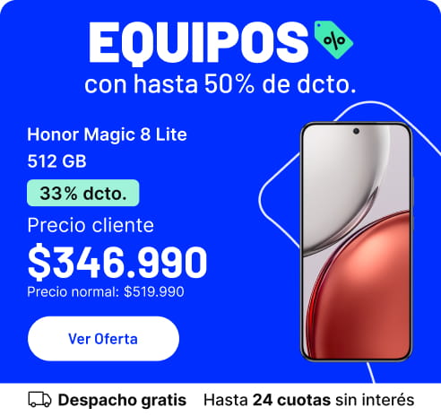 Equipos con hasta 50% de dcto.