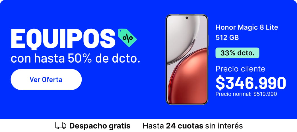 Equipos con hasta 50% de dcto.