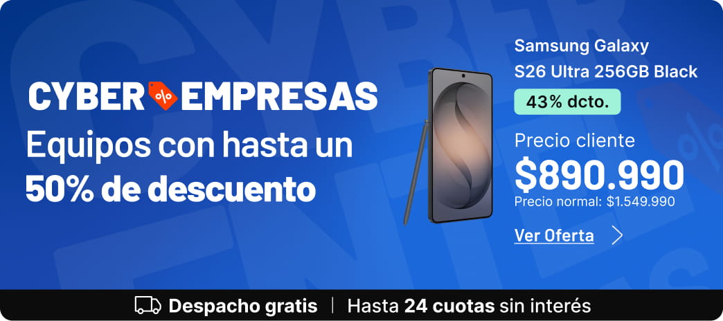Cyber Empresas. Equipos con hasta 50% de dcto.