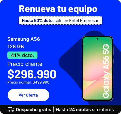 Renueva tu equipo en Entel Empresas