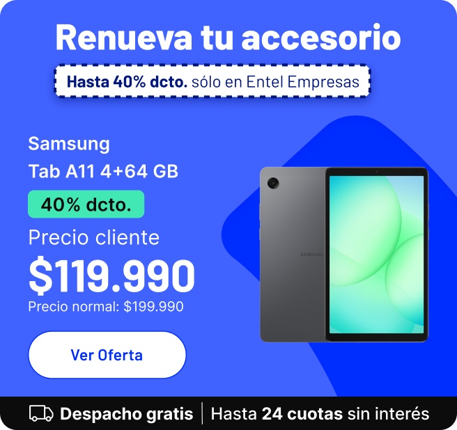 Renueva tu accesorio en Entel Empresas