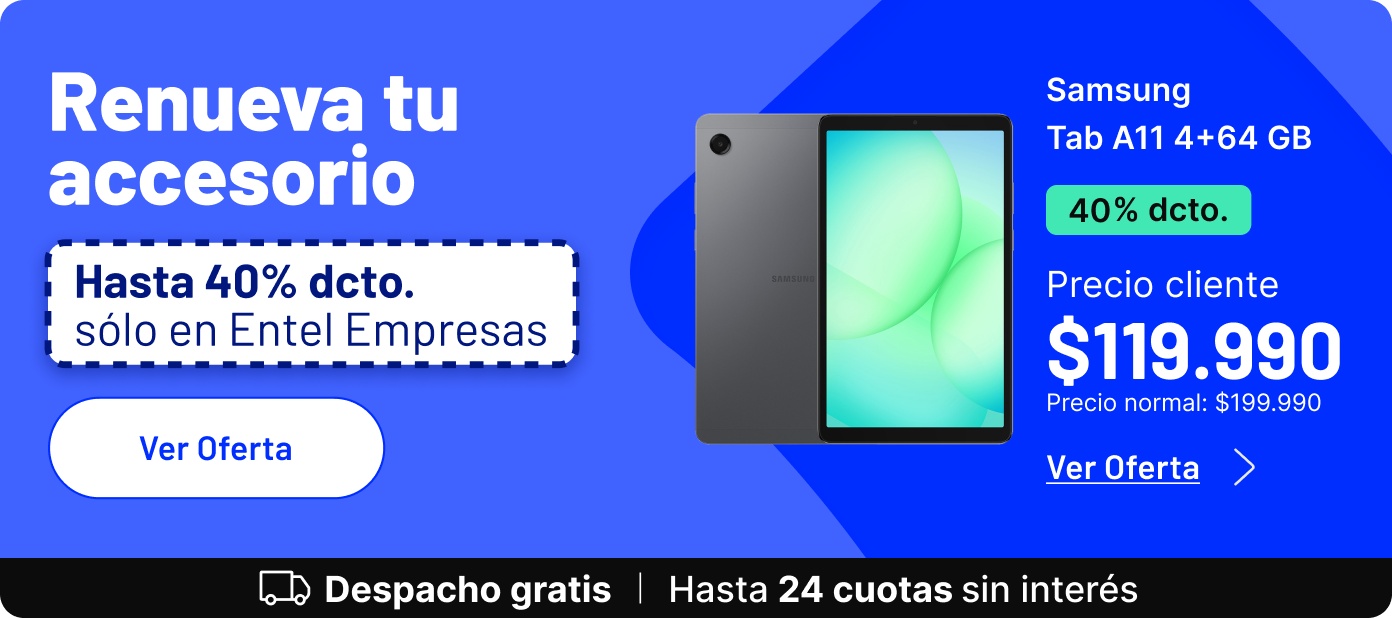Renueva tu accesorio en Entel Empresas
