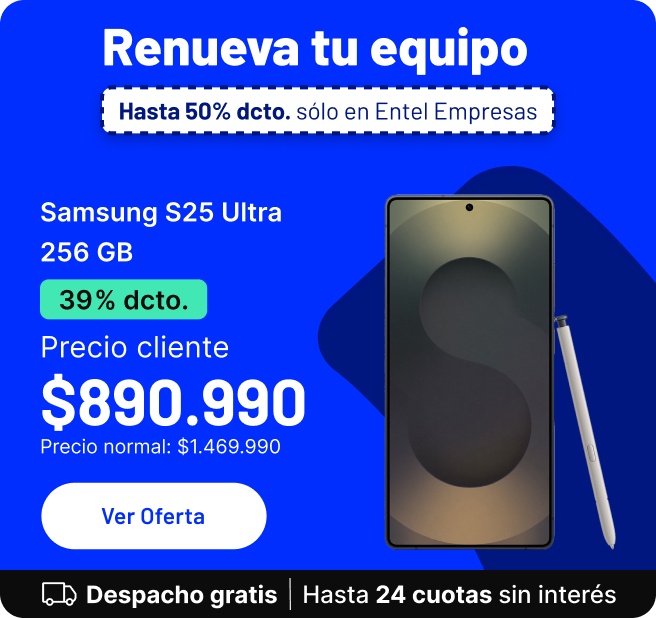Renueva tu equipo en Entel Empresas