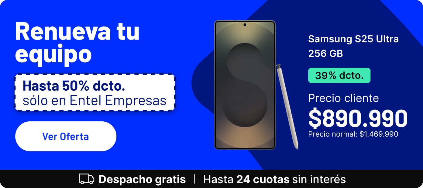 Renueva tu equipo en Entel Empresas