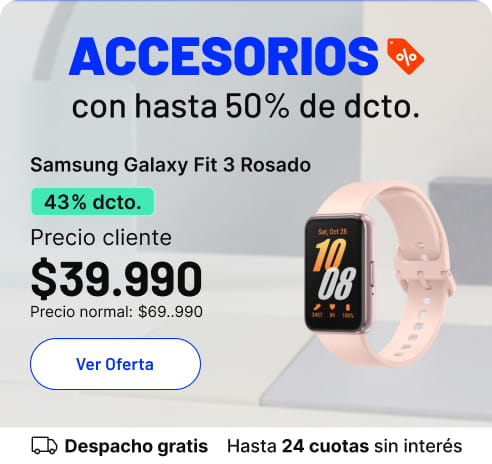 Accesrios con hasta el 50% dcto.