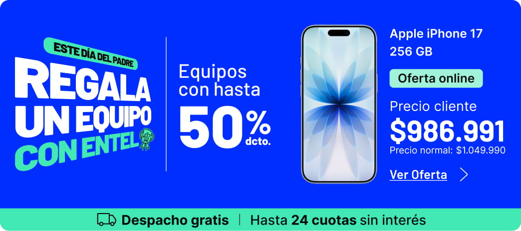 Este dia del padre regala tecnologia con Entel