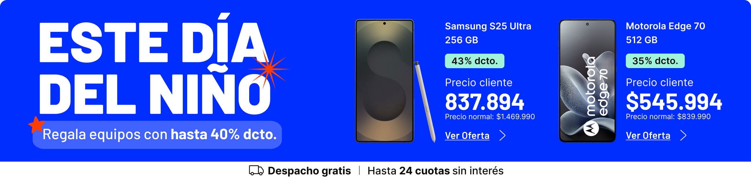 Este dia del niño regala accesorios con hasta el 50% dcto.