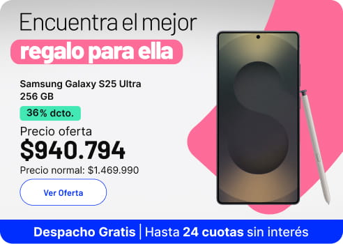 Encuentra el mejor regalo para ella, hasta 40% dcto.